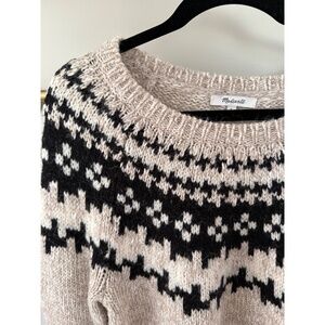 *NWOT* Madewell | Driftweave Fair Isle Alpaca Wool Blend Sweater